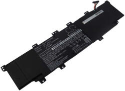 VHBW Notebook Akkumulátor - Asus AR5B225, 0B110-00210000, C21-X401 - 5100 mAh, 7, 4 V Li-Polimer, Fekete