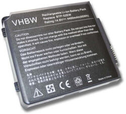VHBW Notebook Akkumulátor - Acer 805N00005, 90. NBI61.001, 400011354, 40008236 - 4400 mAh, 14, 8 V Li-Ion Típusokhoz