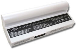 VHBW Notebook Akkumulátor - Asus AL23-901, AL22-901, AP22-1000, AL24-1000 - 6600 mAh, 7, 4 V Li-Ion, Fehér