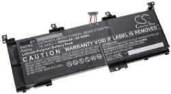 VHBW Notebook Akkumulátor - Asus 0B200-01940100, C41N1531, 0B200-0194000 - 4000 mAh, 15, 2 V Li-Polymer