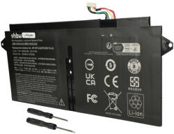 VHBW Notebook Akkumulátor - Acer KT. 00403.009, AP12F3J, 2ICP3/65/114-2 - 4650 mAh, 7, 4 V Li-Polimer, Fekete