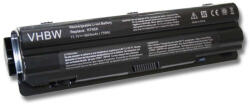 VHBW Notebook Akkumulátor - Dell 0R4CN5, 0JWPHF, 312-1123, 08PGNG, 0J70W7 - 6600 mAh, 11, 1 V Li-Ion, Fekete
