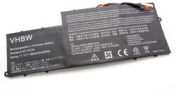 VHBW Notebook Akkumulátor - Acer 31CP5/60/80, 3ICP5/60/80 - 2640 mAh, 11, 4 V Li-Polimer, Fekete