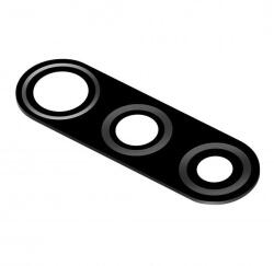 Aftermarket Piese si componente Geam Camera Spate Xiaomi Redmi 9, Negru (gcam/red9)