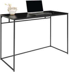 House Nordic Vita íróasztal, fekete kerettel 100x45x75 cm (2402050) - leziteronline