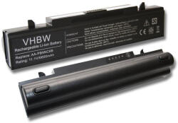 VHBW Notebook Akkumulátor - Samsung AA-PB9MC6B, AA-PB9MC6W, AA-PB9MC6S - 6600 mAh, 11, 1 V Li-Ion, Fekete