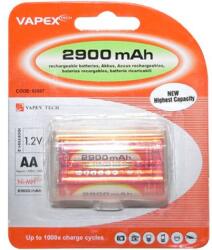 Vapex 2VTE2900AA 2db AA méretű NiMH ceruza akkumulátor 1.2V 2900mAh akkutartó