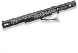 VHBW Notebook Akkumulátor - Asus 0B110-00220000, 0B110-00220100 - 2600 mAh, 14, 4 V Li-Ion, Fekete