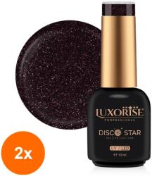 LUXORISE Set 2 x Oja Semipermanenta Luxorise Disco Star, Ladies Night 10 ml