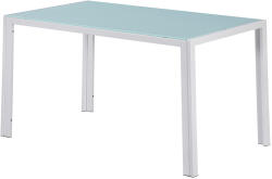 Leziter Ezra 140 cm szögletes üveg étkezőasztal (LUAV140W) - gardenet