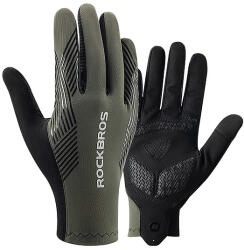 Rockbros kerékpáros kesztyű tavaszi/nyári/őszi, nagy, méret: XL - zöld