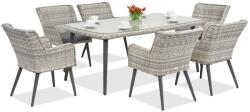 Garden Point Mobilier exclusiv de grădină Cordoba pentru 6 persoane Garden Point alb (GAP427)