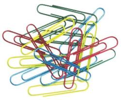 OPTIMA Gemkapocs OPTIMA 28mm színes 100 darabos (22143) - tonerpiac