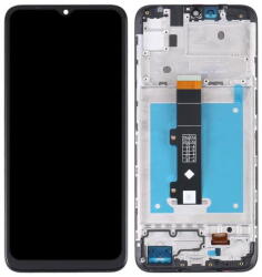 5D68C19457 Motorola Moto E20 LCD kijelző érintővel fekete kerettel előlap (5D68C19457)