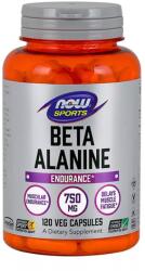 NOW Beta-Alanine 750 mg (120 veg kapszula) - béta-alanin 120 veg kapszula