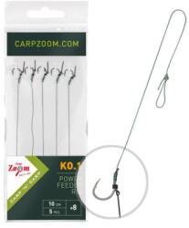 Carp Zoom Fc power feeder rig ko. 1 kötött method előke, 10 cm, #6, 10 mm; o0, 18 mm, 5 db (CZ6375) - nextfish