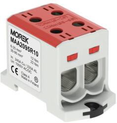 MOREK OTL95-2 Fővezetéki sorkapocs, 2xAl/Cu 6-95mm2, 1500V, piros (MAA2095R10) (MAA2095R10)