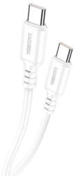 Kakusiga Ksc-982 Weimeng Usb Type-c / Type-c Kábel 3a 1 Méter Fehér