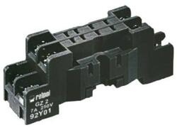 Relpol GZ2 Relé foglalat, R2M relékhez fekete 8 pin (2000553) (2000553)
