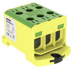 MOREK OTL50-3 Fővezetéki sorkapocs, 3xAl/Cu 1, 5-50mm2, 1500V, zöld/sárga (MAA3050Y10) (MAA3050Y10)