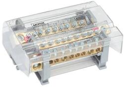 MOREK Moblock Elosztóblokk, 4P, 1x50+2x35+6x16mm2, 160A (MAB4160A18) (MAB4160A18)