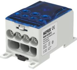MOREK OJL 400AF Elosztóblokk, be: 10*1*25, ki: 4*Cu35/3*Cu50 mm2, kék (MAB1403B10) (MAB1403B10)