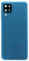 Samsung A125/A127 Galaxy A12/A12S Nacho, Akkufedél, (kamera plexivel ragasztóval), kék