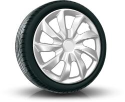 NRM Capace pentru roți NISSAN 13", QUAD argintii, 4bc