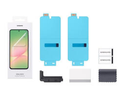 Samsung Galaxy A56 5G SM-A566B, Kijelzővédő fólia (az íves részre nem hajlik rá! ), Clear Prémium, gyári, 2 db / csomag