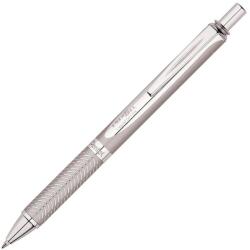 Pentel Rollertoll 0, 35mm, fém ezüst test, Pentel Energel BL407-A, írásszín kék (BL407-A) - tintasziget