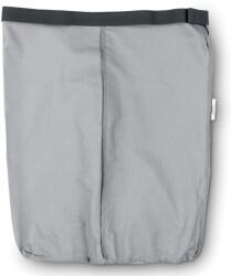 Brabantia Laundry Bin Bag Selector tépőzáras szennyesgyűjtő csere zsák, ovális formájú 55L (2x27, 5L) kapacitású Laundry Bin Selector szennyestartókhoz, mosógépben mosható, szürke - 102387 (102387)