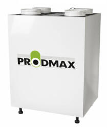 Prodmax HŐVP PRODMAX AIR EXPERT 400V PREMIUM, SZIGETELT HÁZAS, VERTIKÁLIS, ENTHALPIÁS HŐCSERÉLŐ 420 m3/h, 4x Na200,