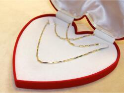 Ékszershop Bicolor barakka jellegű arany nyaklánc (1300515)