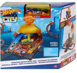 Mattel Hot Wheels City Downtown Burger Drive-Thru set - Mattel (HDR24/HDR26)