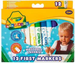 Crayola Crayola: Mini Kids tompa hegyű filctoll 12 darabos készlet