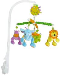 Biba Toys Dzsungelbarátok kiságyra szerelhető zenélő forgó