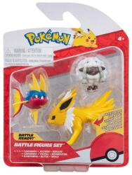 Pokémon 3 db-os figura csomag - Wooloo, Carvanha, Jolteon - jatek21