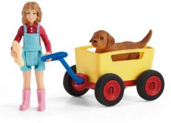 Schleich Kirándulás kézikocsival - jatek21