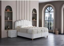 ABC Bedding Valeria kárpitozott ágyneműtartós ágy - drapp színű - 180x200