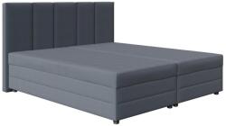 LAMIVEX Kárpitozott ágy rugós matraccal és tárolóhellyel ISABEL 180x200 szürke LM0004 (LM0004)