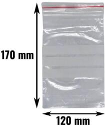 Fiorex Simítózáras tasak írható 120x170mm
