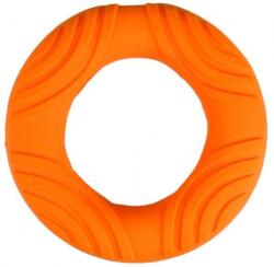 TATRAPET Karika Sípoló Játék - Latex Kutyáknak (Sárga, 14 cm)