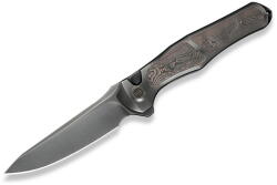 WEKNIFE 702XI WE07B-3 Copper Grey Titanium M390 gyűjtői kés (WE07B-3)