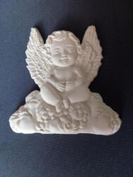  Lapos angyal gipsz kegyeleti figura (IV211)