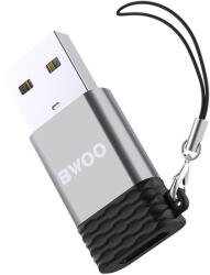 BWOO BZ-38 USB-C - USB-A adapter - szürke