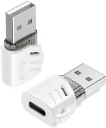 XO NB256D USB-C - USB adapter - fehér
