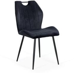 Chairs ON Scaune bucătărie, living din catifea BUC 204 Negru