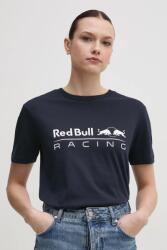 Red Bull Racing x Pepe Jeans pamut póló STANDARD FIT TEE női, sötétkék, RL500004 - sötétkék L