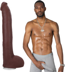 Doc Johnson Signature Cocks Hollywood Cash ULTRASKYN Vac-U-Lock 11" Chocolate Dildo