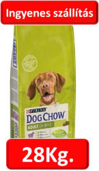 Purina DOG CHOW Adult Báránnyal száraz kutyaeledel (14+14=28kg. )
